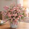 Spring Tabletop Decor – 6PCS Pink Artificial Hydrangea & Daisy Flowers for Home, Garden & Party Arrangements